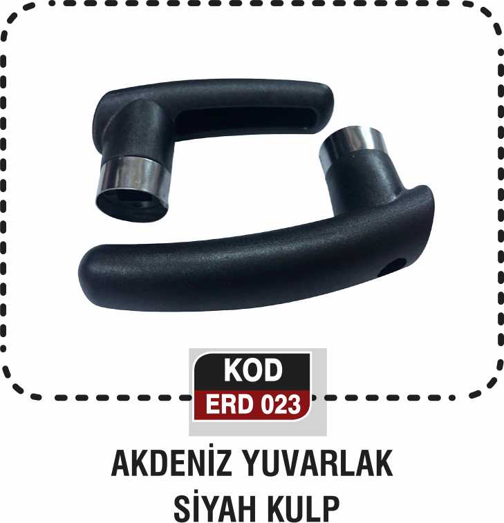 AKDENİZ YUVARLAK SİYAH KULP ERD 023